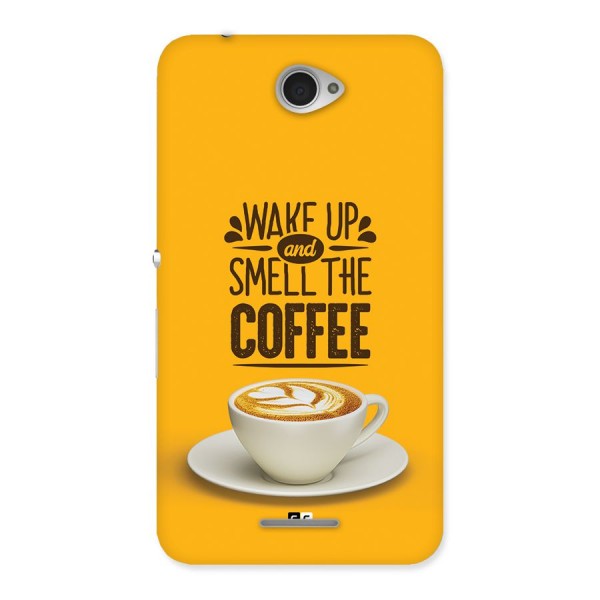 Wake Up Coffee Back Case for Xperia E4