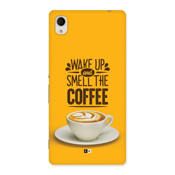 Wake Up Coffee Back Case for Xperia M4
