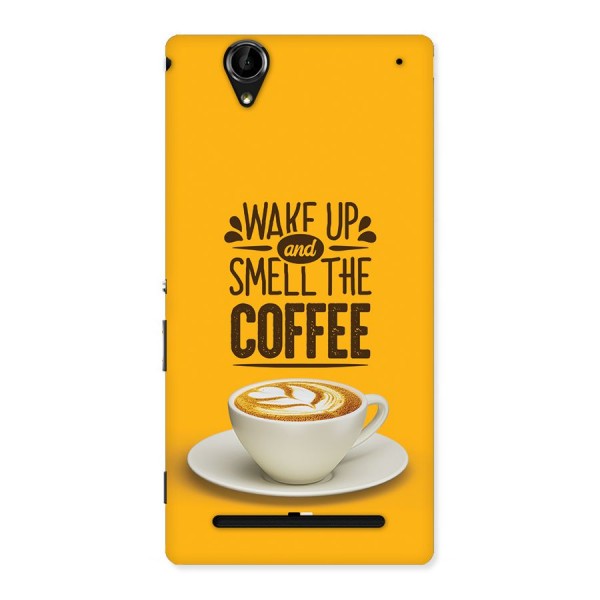Wake Up Coffee Back Case for Xperia T2
