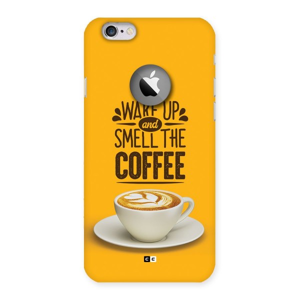 Wake Up Coffee Back Case for iPhone 6 Logo Cut