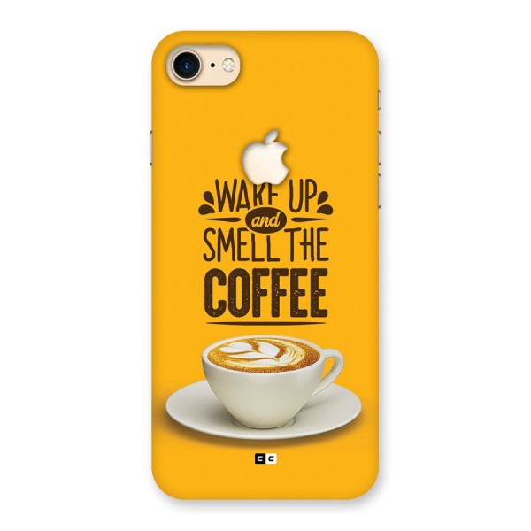 Wake Up Coffee Back Case for iPhone 7 Apple Cut