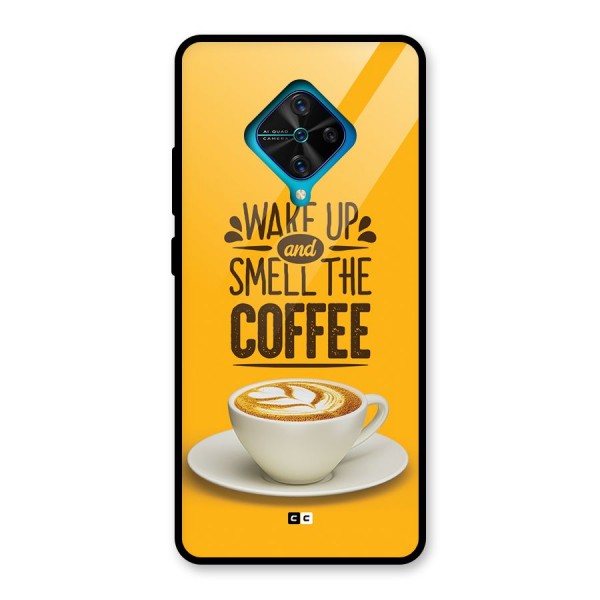 Wake Up Coffee Glass Back Case for Vivo S1 Pro