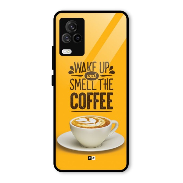Wake Up Coffee Glass Back Case for Vivo iQOO 7 Legend 5G