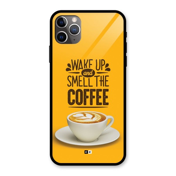 Wake Up Coffee Glass Back Case for iPhone 11 Pro Max