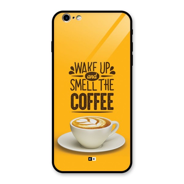 Wake Up Coffee Glass Back Case for iPhone 6 Plus 6S Plus
