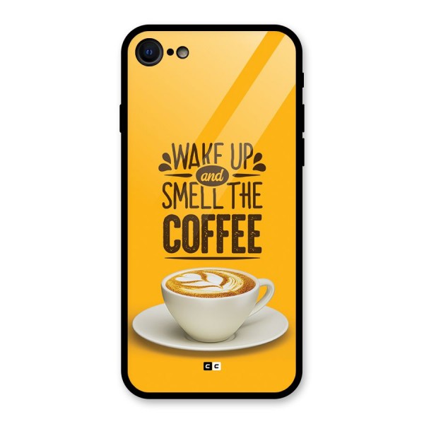Wake Up Coffee Glass Back Case for iPhone 7