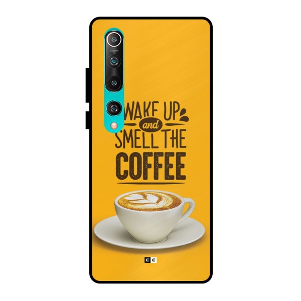 Wake Up Coffee Metal Back Case for Mi 10