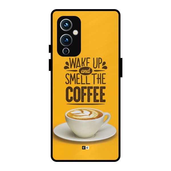 Wake Up Coffee Metal Back Case for OnePlus 9