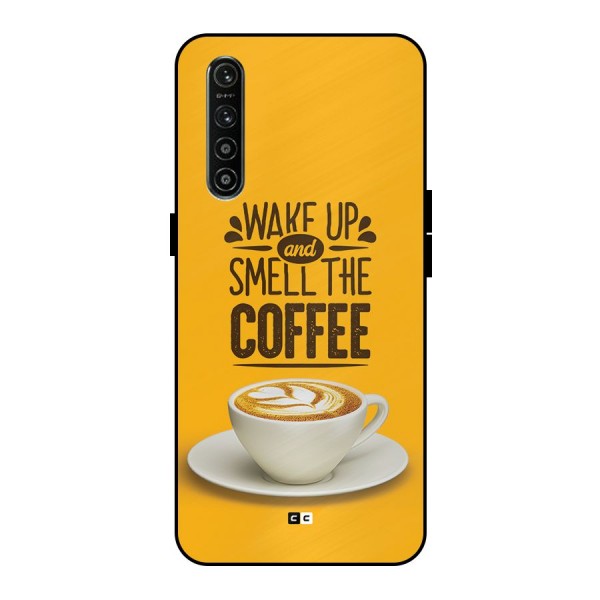 Wake Up Coffee Metal Back Case for Realme XT