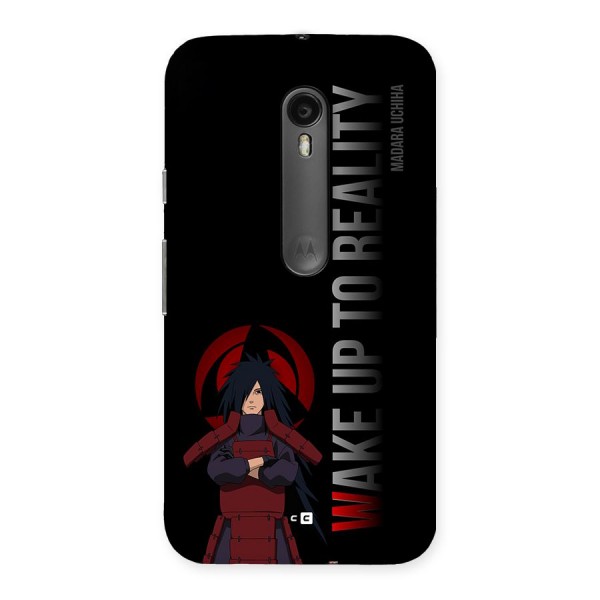 Wake Up Madara Uchiha Back Case for Moto G3