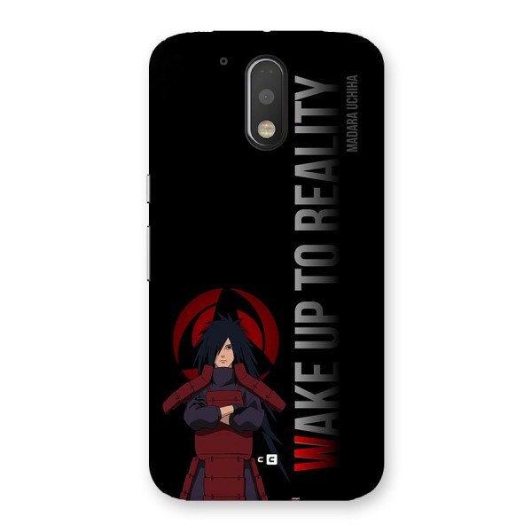 Wake Up Madara Uchiha Back Case for Moto G4 Plus