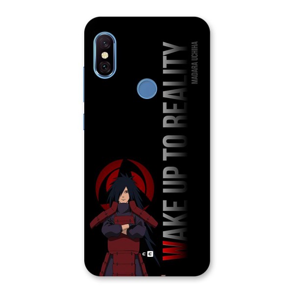 Wake Up Madara Uchiha Back Case for Redmi Note 6 Pro