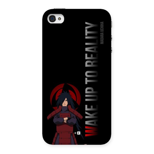 Wake Up Madara Uchiha Back Case for iPhone 4 4s