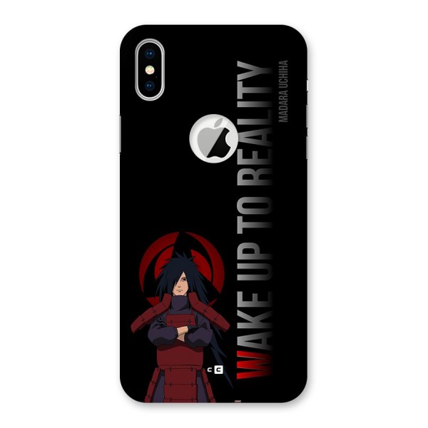 Wake Up Madara Uchiha Back Case for iPhone X Logo Cut