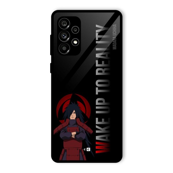 Wake Up Madara Uchiha Glass Back Case for Galaxy A73 5G