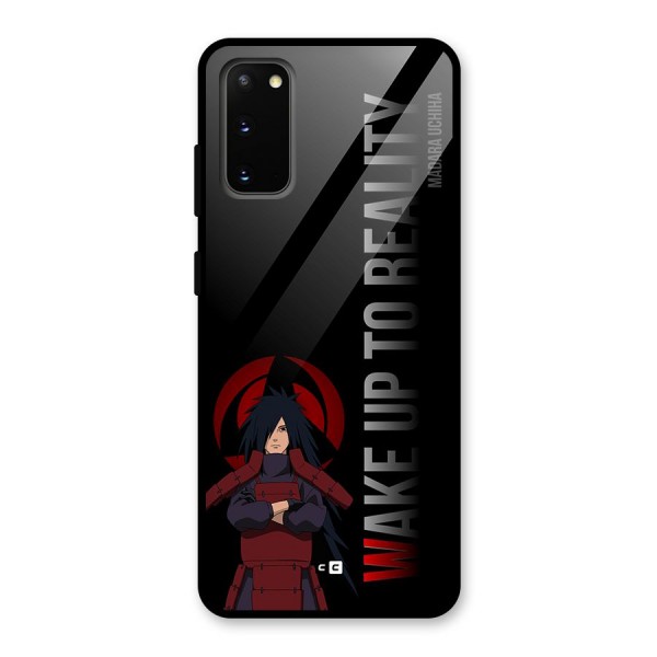 Wake Up Madara Uchiha Glass Back Case for Galaxy S20