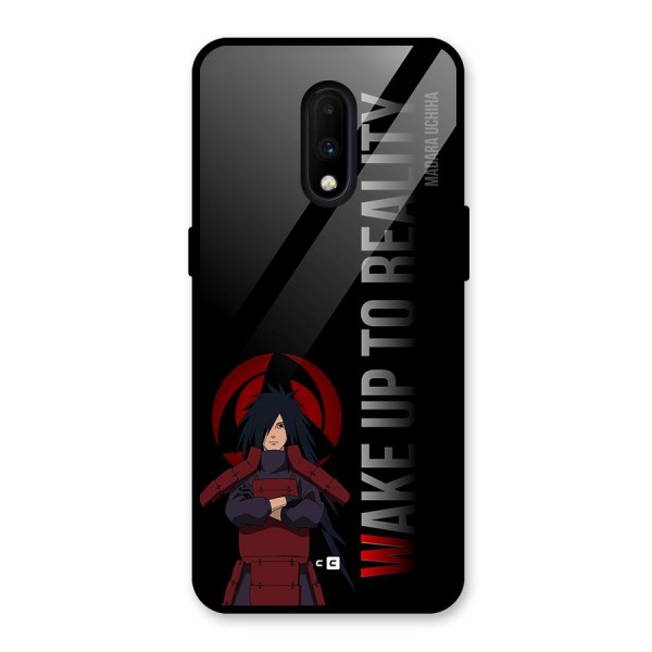 Wake Up Madara Uchiha Glass Back Case for OnePlus 7