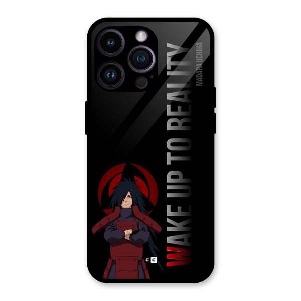 Wake Up Madara Uchiha Glass Back Case for iPhone 14 Pro Max