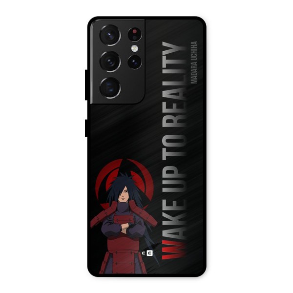 Wake Up Madara Uchiha Metal Back Case for Galaxy S21 Ultra 5G