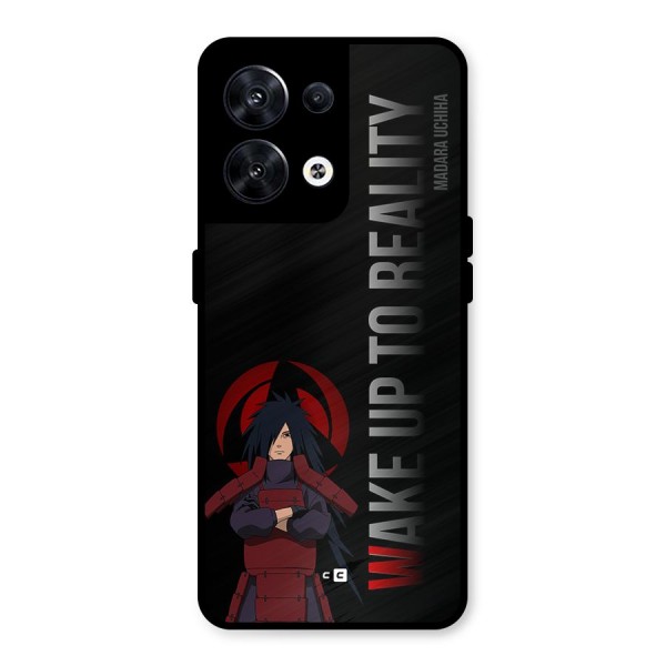 Wake Up Madara Uchiha Metal Back Case for Oppo Reno8 5G