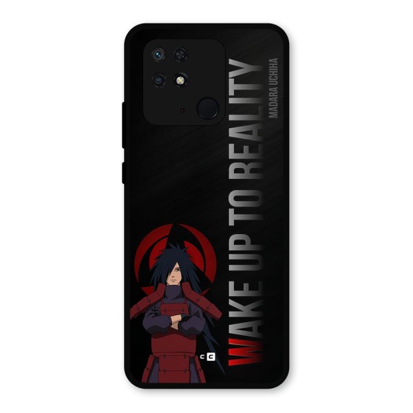 Wake Up Madara Uchiha Metal Back Case for Redmi 10 Power