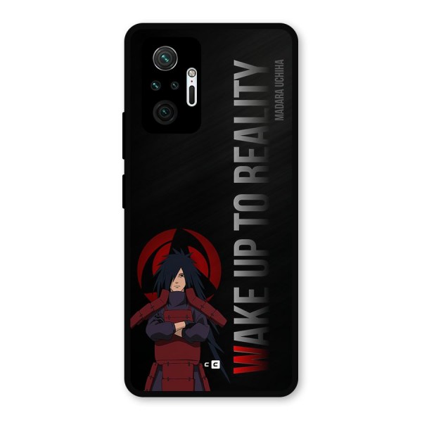 Wake Up Madara Uchiha Metal Back Case for Redmi Note 10 Pro Max