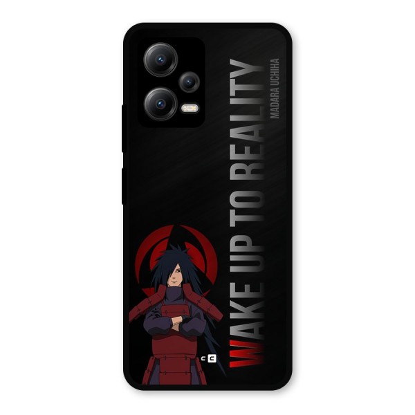 Wake Up Madara Uchiha Metal Back Case for Redmi Note 12 5G