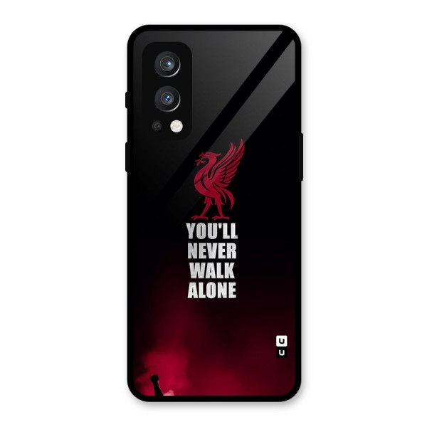 Walk Alone Glass Back Case for OnePlus Nord 2 5G