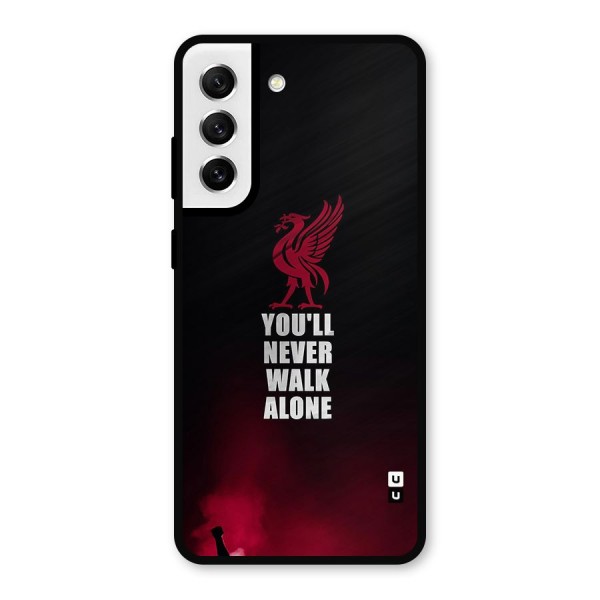 Walk Alone Metal Back Case for Galaxy S21 FE 5G