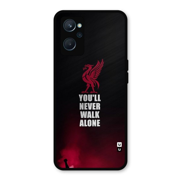 Walk Alone Metal Back Case for Realme 9i