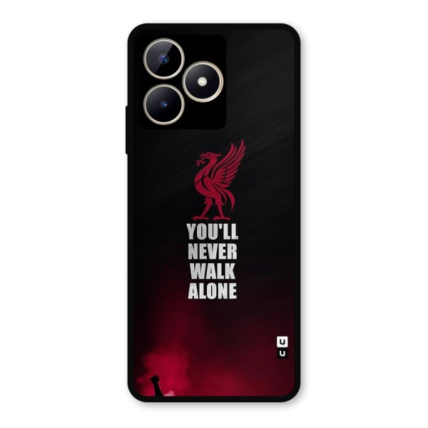 Walk Alone Metal Back Case for Realme C53
