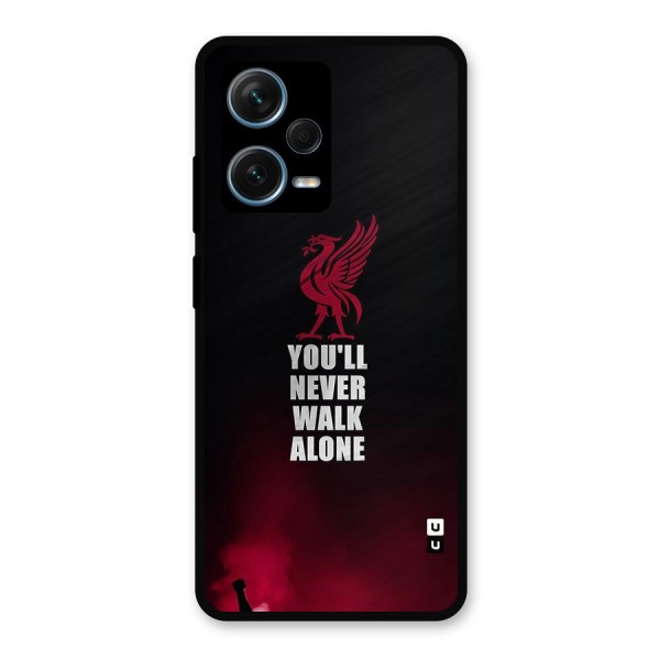 Walk Alone Metal Back Case for Redmi Note 12 Pro Plus 5G