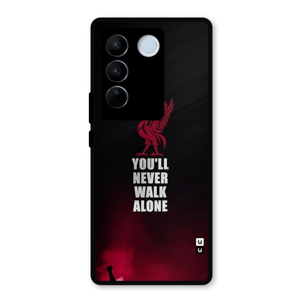 Walk Alone Metal Back Case for Vivo V27
