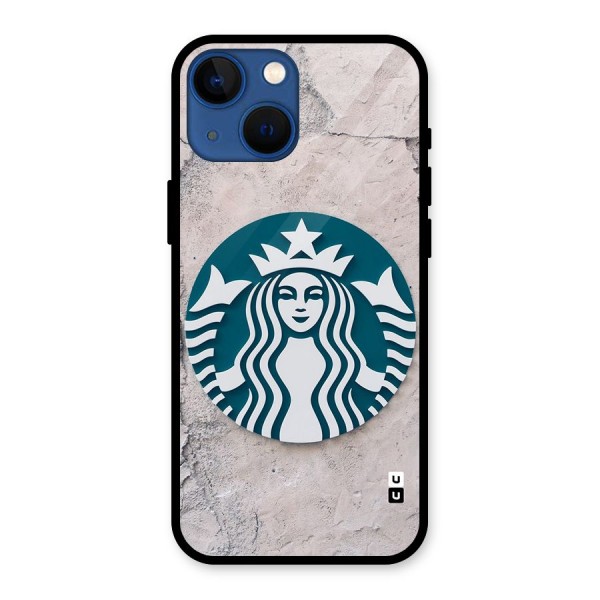 Wall StarBucks Glass Back Case for iPhone 13 Mini