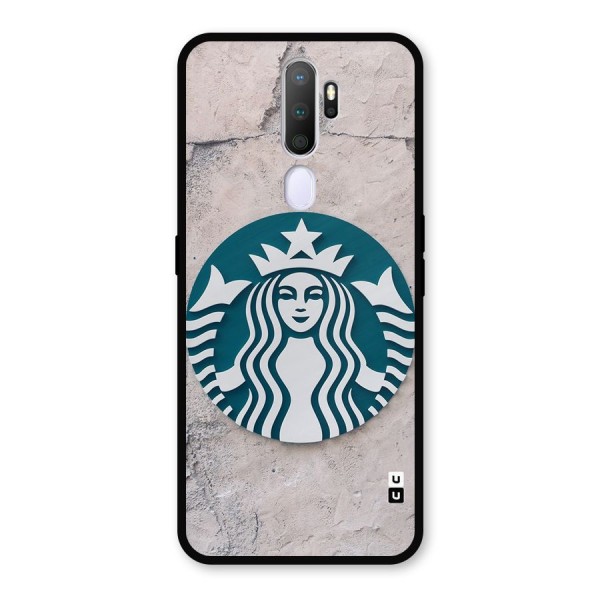Wall StarBucks Metal Back Case for Oppo A9 (2020)