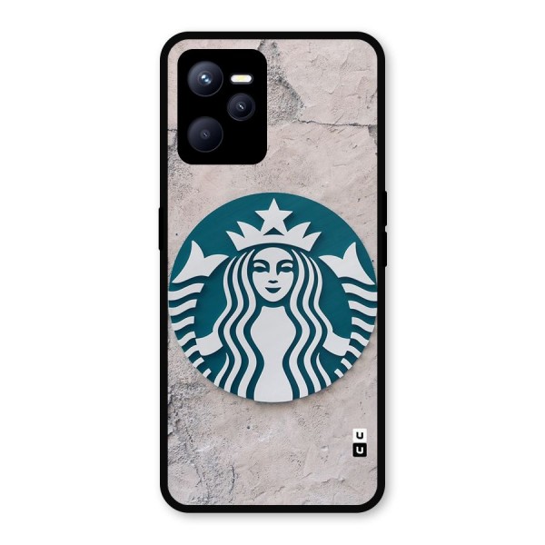 Wall StarBucks Metal Back Case for Realme C35