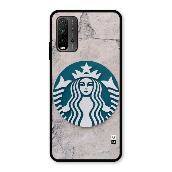 Wall StarBucks Metal Back Case for Redmi 9 Power