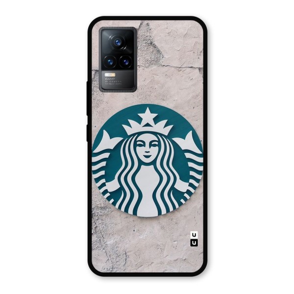 Wall StarBucks Metal Back Case for Vivo Y73