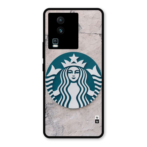Wall StarBucks Metal Back Case for iQOO Neo 7