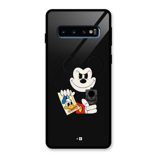 Wanted Duck Glass Back Case for Galaxy S10