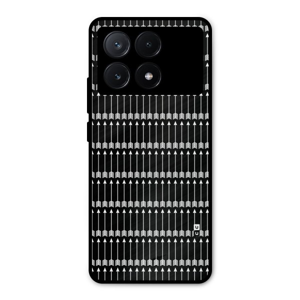 War Arrows Metal Back Case for Poco X6 Pro