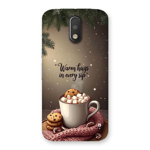 Warm Hugs Back Case for Moto G4 Plus