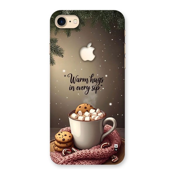 Warm Hugs Back Case for iPhone 7 Apple Cut
