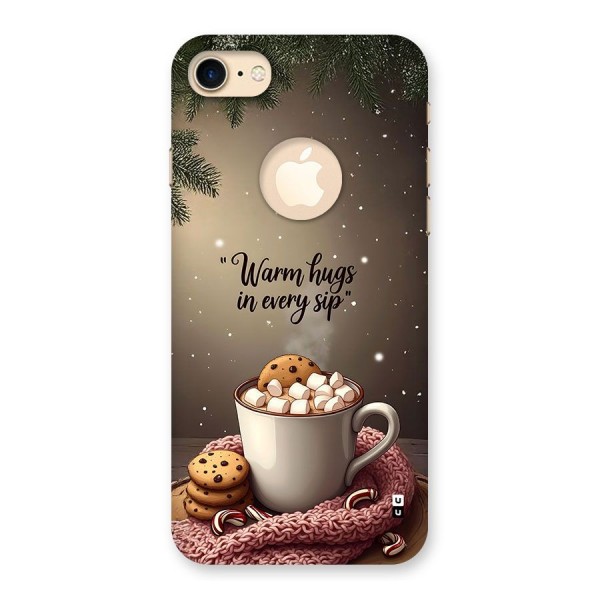 Warm Hugs Back Case for iPhone 7 Logo Cut