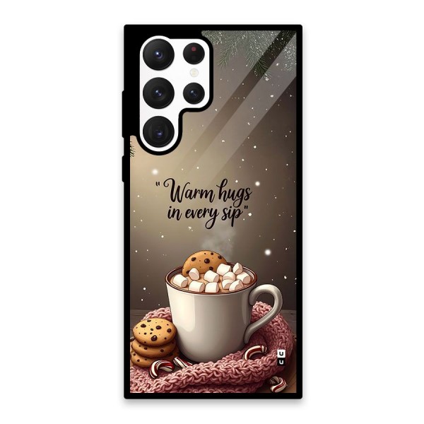 Warm Hugs Glass Back Case for Galaxy S22 Ultra 5G