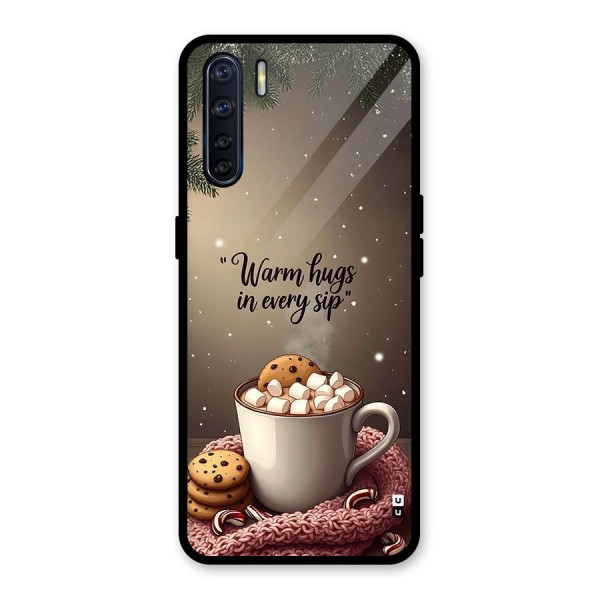 Warm Hugs Glass Back Case for Oppo F15