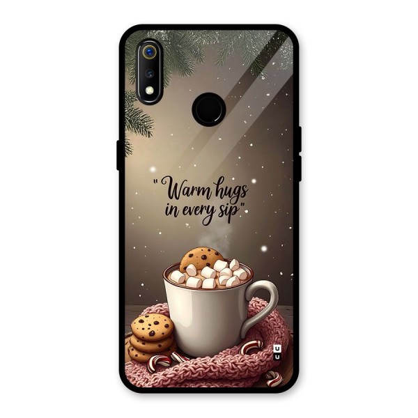 Warm Hugs Glass Back Case for Realme 3