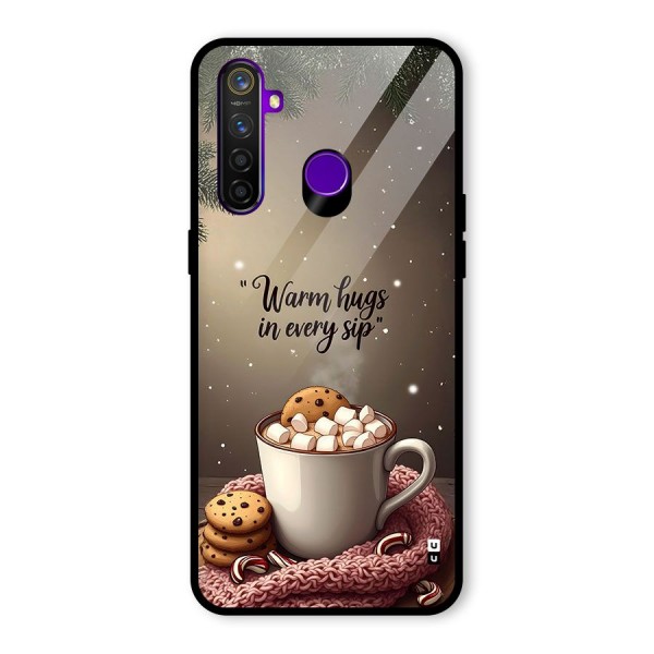 Warm Hugs Glass Back Case for Realme 5 Pro