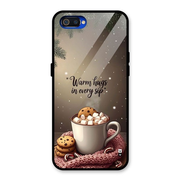 Warm Hugs Glass Back Case for Realme C2