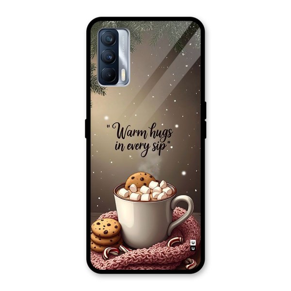 Warm Hugs Glass Back Case for Realme X7